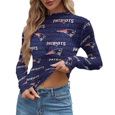 New England Patriots Women's Mesh T-shirt – casual fan outfit, nfl fan apparel, image 570