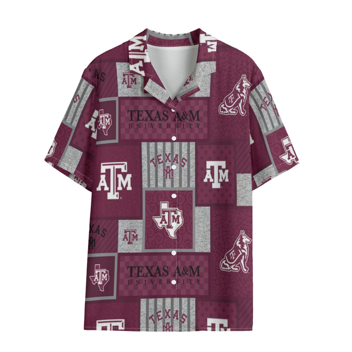 Texas A&M Aggies Hawaii Shirt | 120GSM - Aggies fan gear varsity sportswear product image 1.0