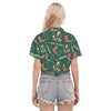 Miami Hurricanes Women's Cropped Shirt - ACC football apparel varsity sportswear product image 4.0