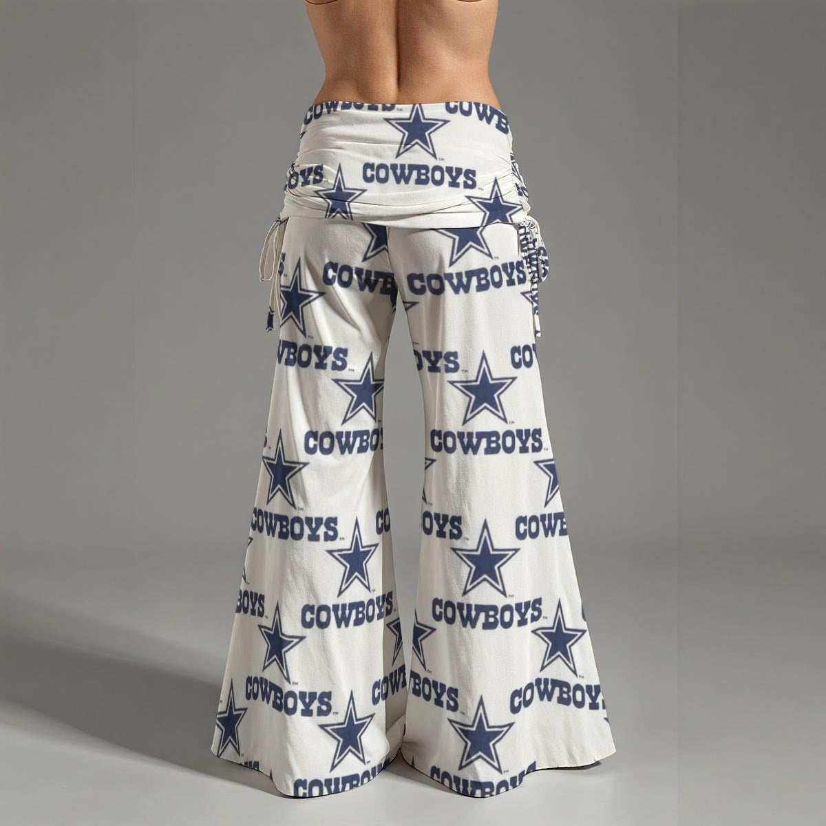 Dallas Cowboys Women's High Waist Wide Leg Pants