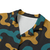 jacksonville-jaguars-camo-womens-hawaii-shirt-rayon teal black football side view modern fit