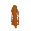 White Smoke Texas at Austin - Longhorns Raglan-Sleeve Stand Collar Jacket