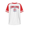 England Soccer Fan T-Shirt – Vintage England Football Shirt Three Lions Style | Retro English Football Tee – football shirt, fan gear, image 1.0