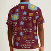 Aston Villa Men's Hawaiian Shirt With Button Closure |115GSM Cotton poplin