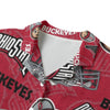 Ohio State Buckeyes Women's Hawaii Shirt | 120GSM White game day varsity apparel