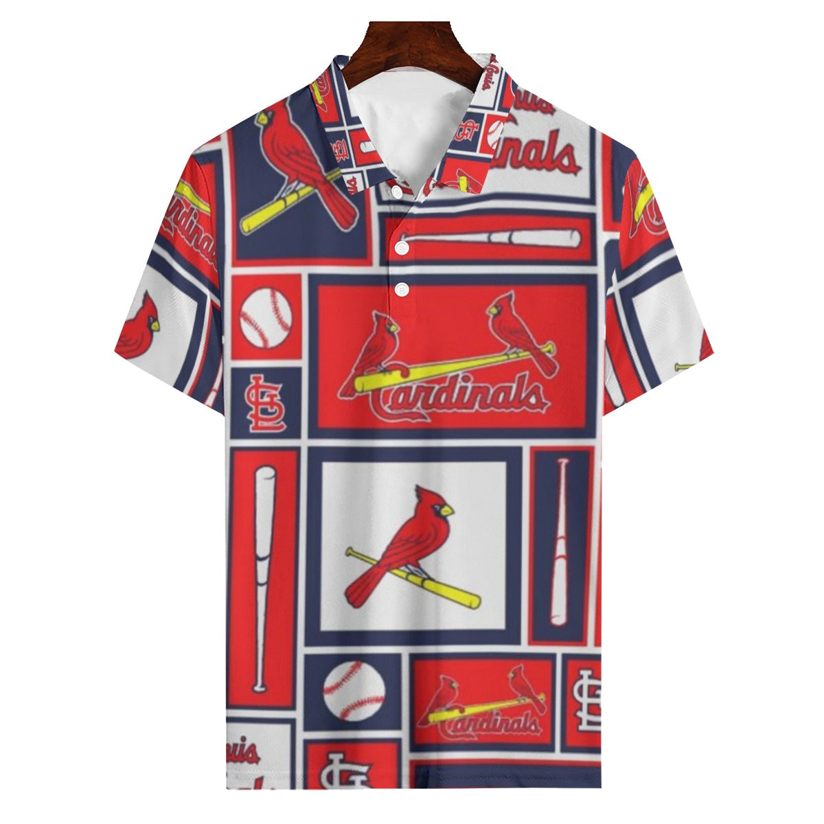 St. Louis Cardinals Polo Shirt | 180GSM st louis cardinals baseball fan apparel game day outfit