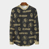 Colorado Buffaloes Stand Collar Shirt With Long Sleeve|110GSM Imitation Flax varsity sportswear product image 1.0