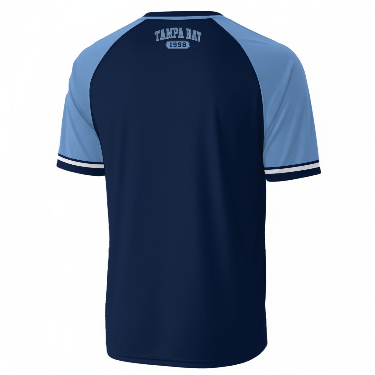 Tampa Bay 1998 Navy Baseball Jersey – Minimal Vintage Game Day Streetwear Shirt streetwear fashion product image 3