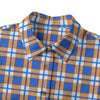 florida gators tartan plaid blue orange  women tartan plaid game day shirt