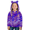 Buffalo Zebra Football Kid’s Borg Sweatshirt With Ear – Cozy Game Day Kids Wear – lightweight game day shirt, sportswear style, image 1.0