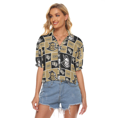 Central Florida - Knights Women's V-neck Shirts White varsity game day apparel