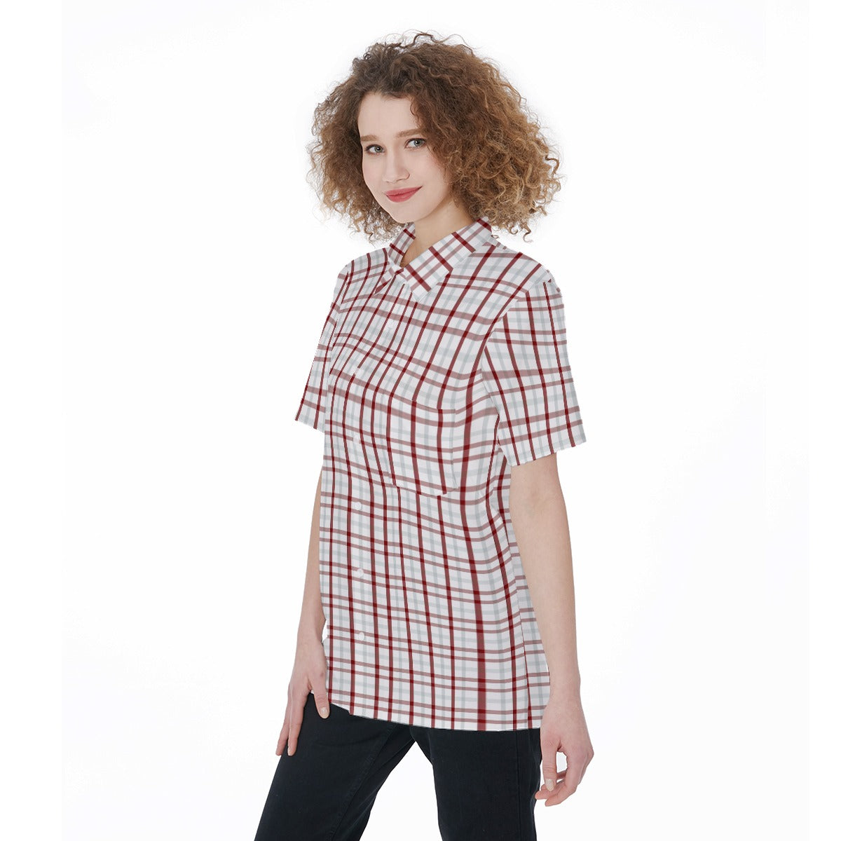 kansas jayhawks tartan plaid women shirt women tartan plaid game day fashion