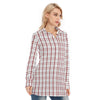 kansas jayhawks tartan plaid women shirt women tartan plaid game day fashion