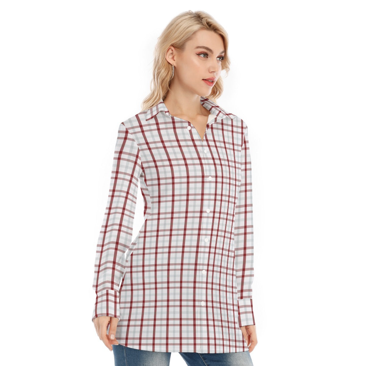 kansas jayhawks tartan plaid women shirt women tartan plaid game day fashion