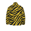 White Smoke Pittsburgh football yellow black Unisex Stand-up Collar Down Jacket