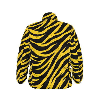 White Smoke Pittsburgh football yellow black Stand collar slim down jacket