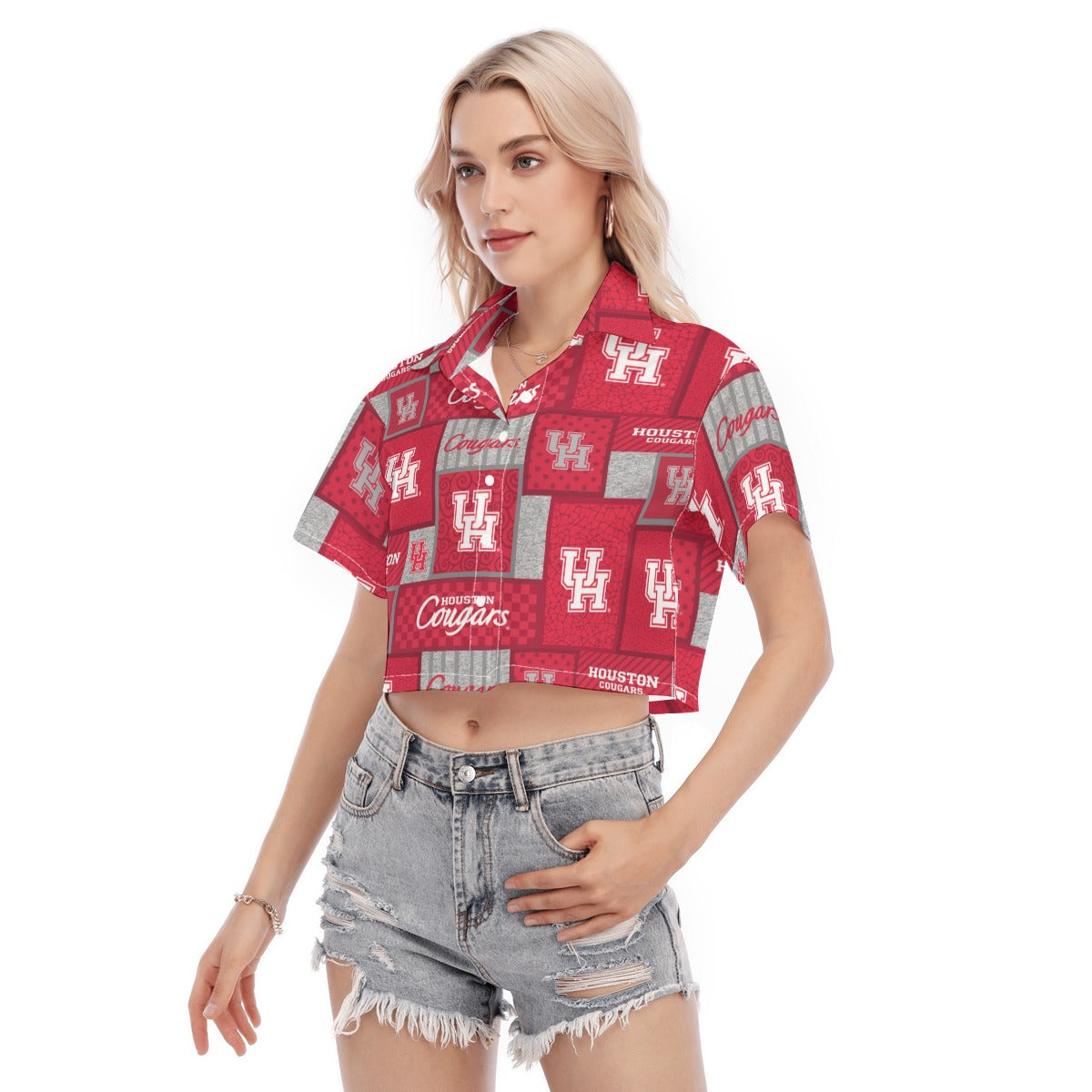 Houston Cougars Women's Cropped Shirt