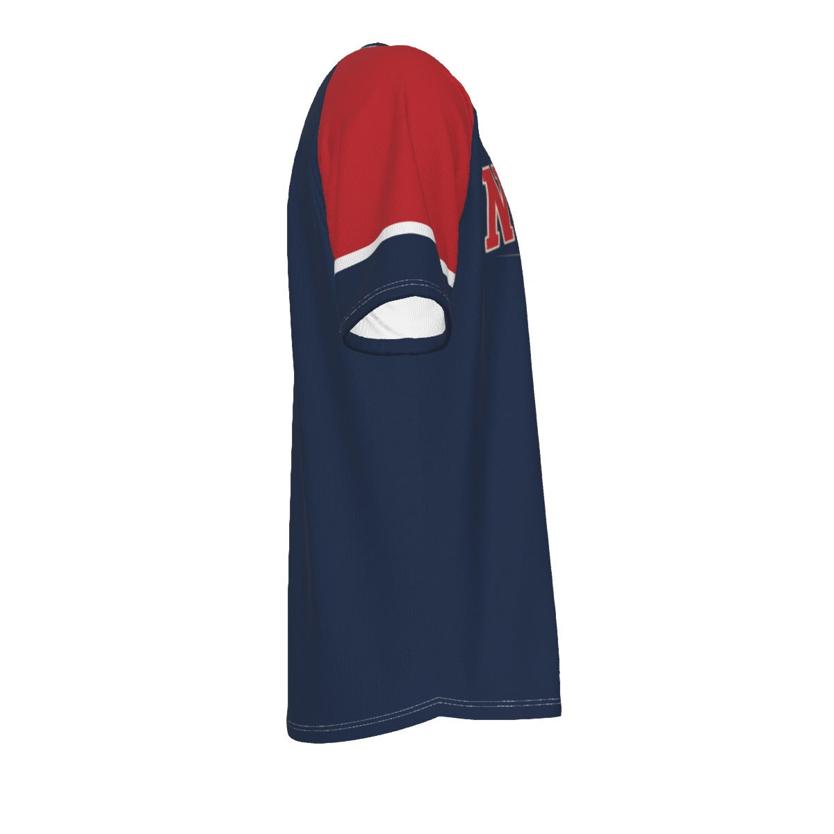 Norway Soccer T-Shirt Navy Red – Norway Football Fan Shirt with Flag