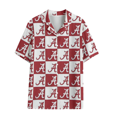 Alabama Crimson Tide Women's Hawaii Shirt | 120GSM White varsity sports apparel