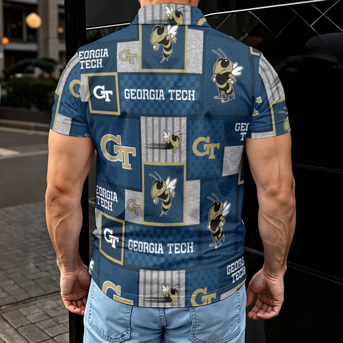 Georgia Tech Yellow Jackets Men's Polo Shirt varsity sportswear product image 2.0