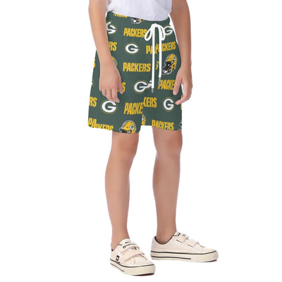 Green Bay Packers Kid's Beach Shorts