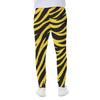 White Smoke Pittsburgh Football Yellow Black Zebra Men's Closed Bottom Light Weight Jogger