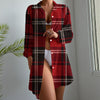 arkansas razorbacks red black tartan plaid women shirt