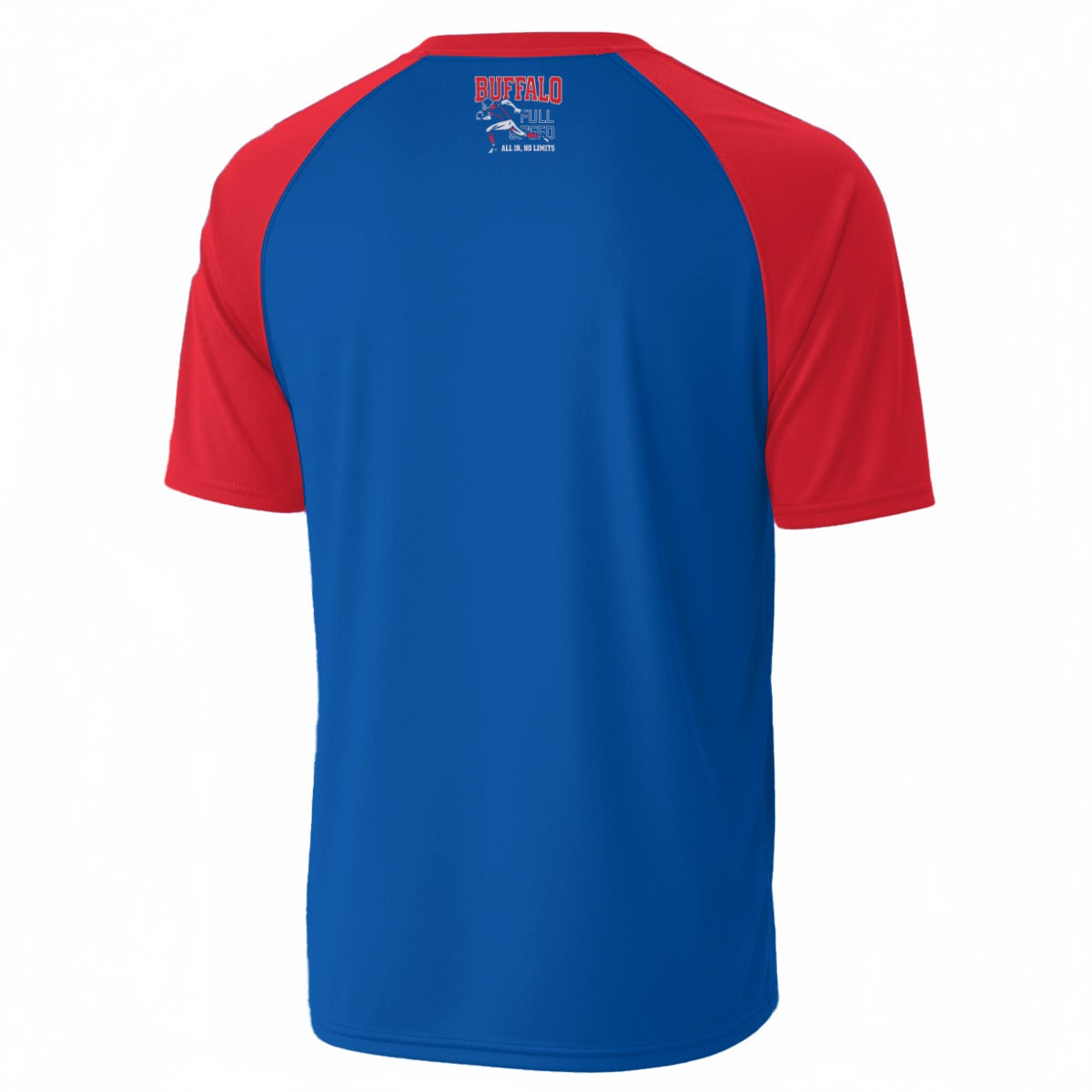 White Smoke Buffalo Full Speed Football T-Shirt – Retro Buffalo Game Day Athletic Shirt