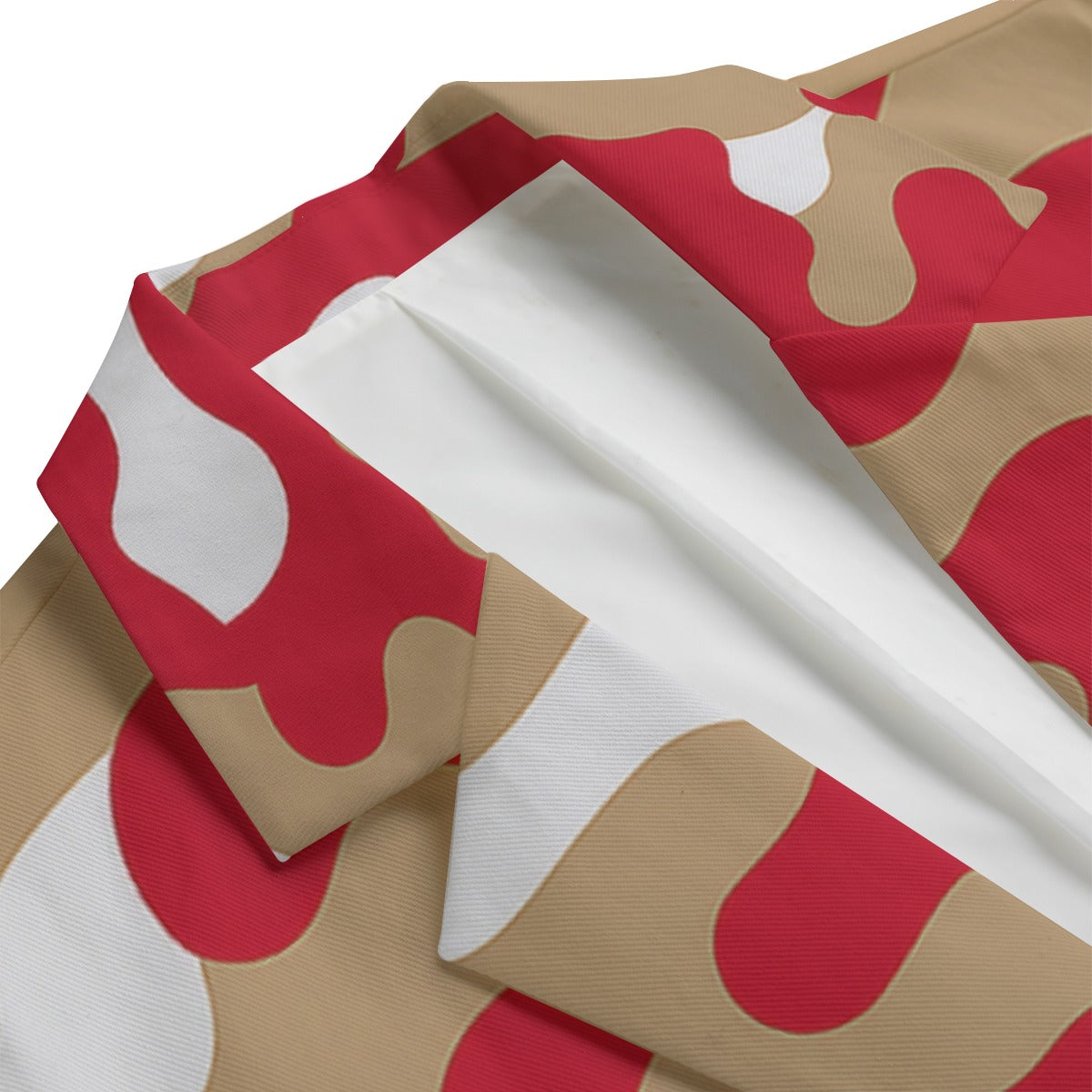 San Francisco Football Camo  Flat Lapel Collar Blazer