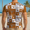 Texas at Austin - Longhorns Men's V-Neck T-Shirt White varsity sports apparel