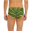 White Smoke Green Bay football zebra Men's Triangle Low-rise Underwear