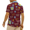 Aston Villa Men's Imitation Silk Short-Sleeved Shirt