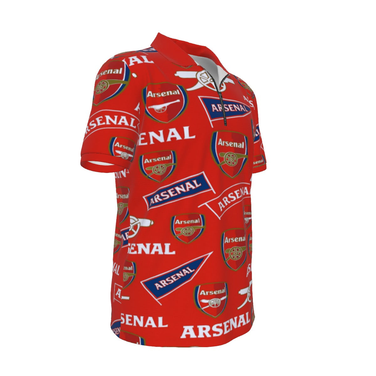 Arsenal FC  Men's Polo Shirt with  Zipper