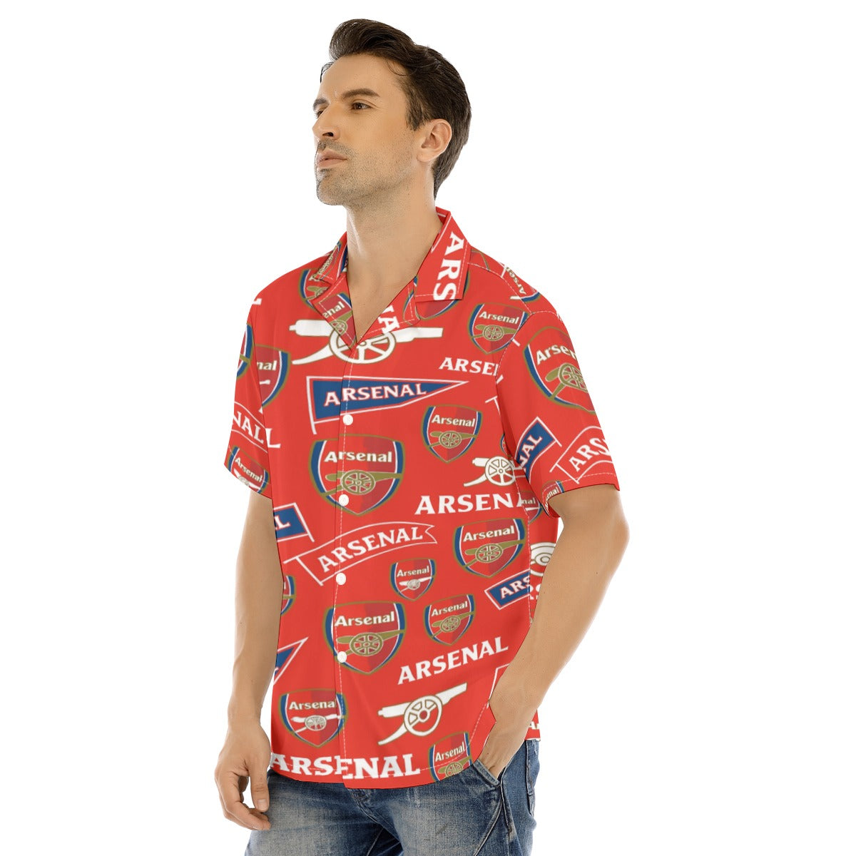 Arsenal FC  Man's Short Sleeves Shirt