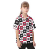 Georgia Bulldogs Kid's Hawaiian Vacation Shirt White varsity sports apparel