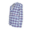 White Smoke Buffalo Football Plain Tartan Men’s Casual Blazer – Red Blue White Game Day Style