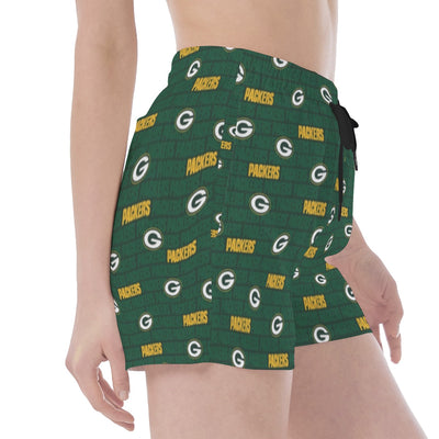 Green Bay Packers Wide Waistband Sport Shorts