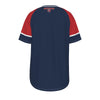 Norway Soccer T-Shirt Navy Red – Norway Football Fan Shirt with Flag