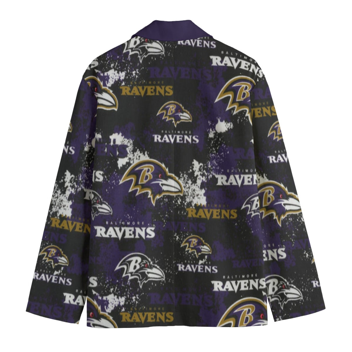 Baltimore Football Blazer Black Purple Game Day Jacket streetwear fashion product image 5
