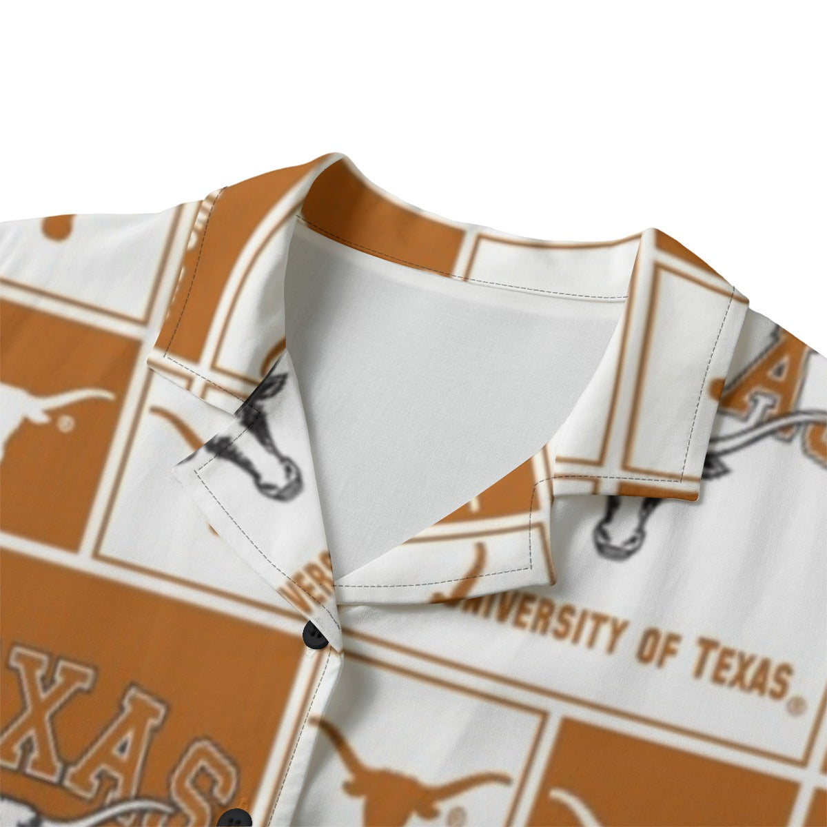 Texas Longhorns Women's Hawaii Shirt | 120GSM White varsity sports apparel