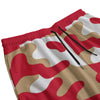 White Smoke San Francisco Football Camo Sweatpants With Waistband – Red Gold Streetwear Game Day Pants