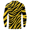White Smoke Pittsburgh Football Yellow Black Zebra Men’s Quarter Zip Pullover Sweatshirt
