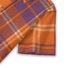 auburn tigers tartan plaid orange navy  women tartan plaid game day shirt