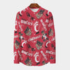 Cincinnati Bearcats Stand Collar Shirt With Long Sleeve|110GSM Imitation Flax varsity sportswear product image 1.0