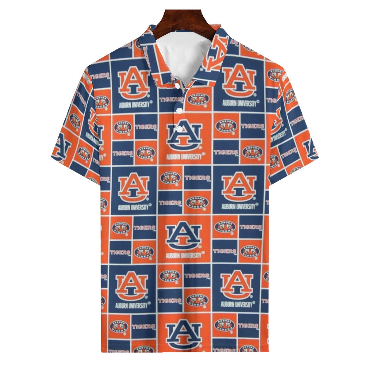 Auburn Tigers Polo Shirt | 180GSM - Auburn aesthetic tee varsity sportswear product image 1.0