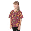Minnesota Golden Gophers Kid's Hawaiian Vacation Shirt White varsity sports apparel