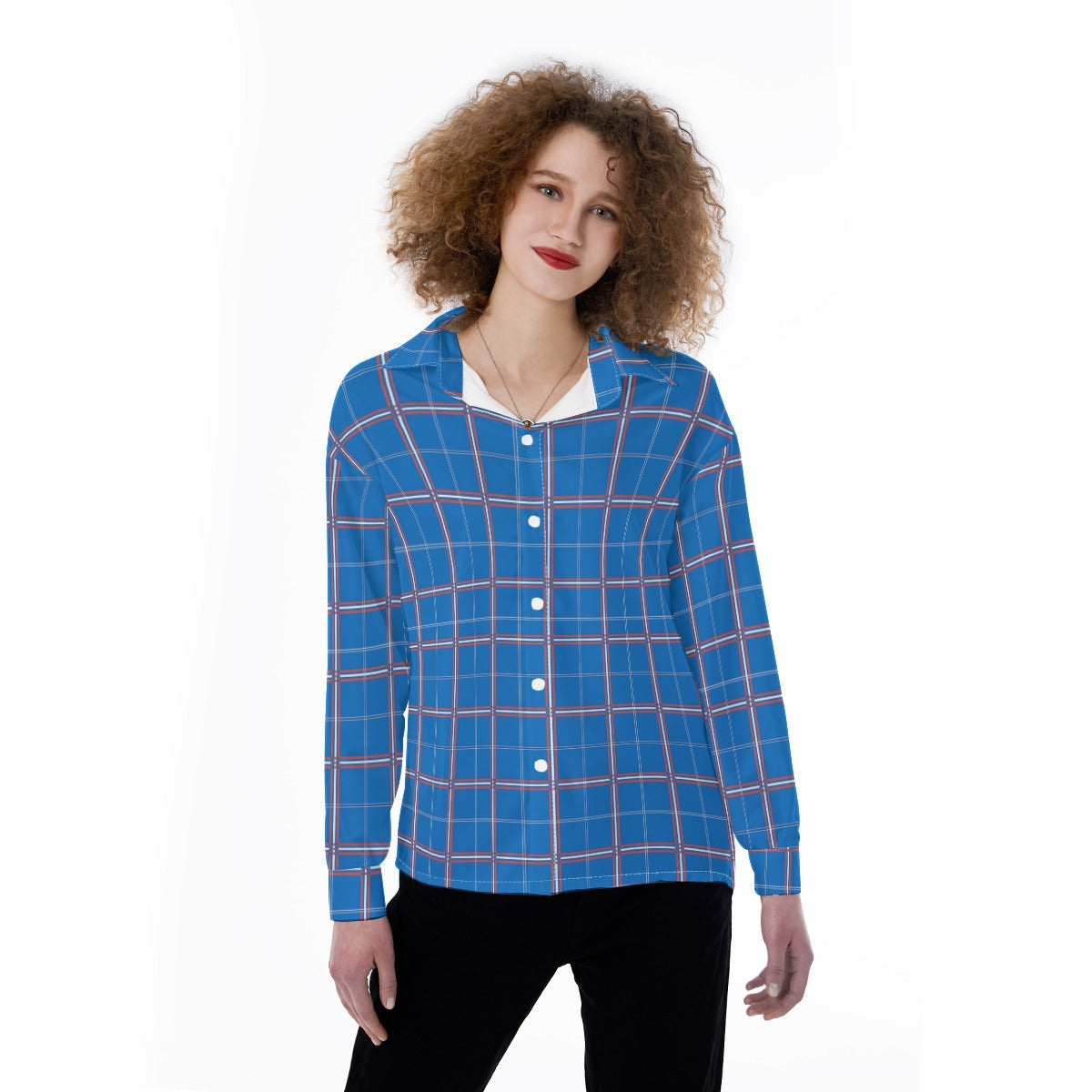kansas jayhawks tartan plaid women shirt women tartan plaid game day fashion