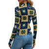 Notre Dame - Fighting Irish Women's Mesh T-shirt White varsity sports apparel