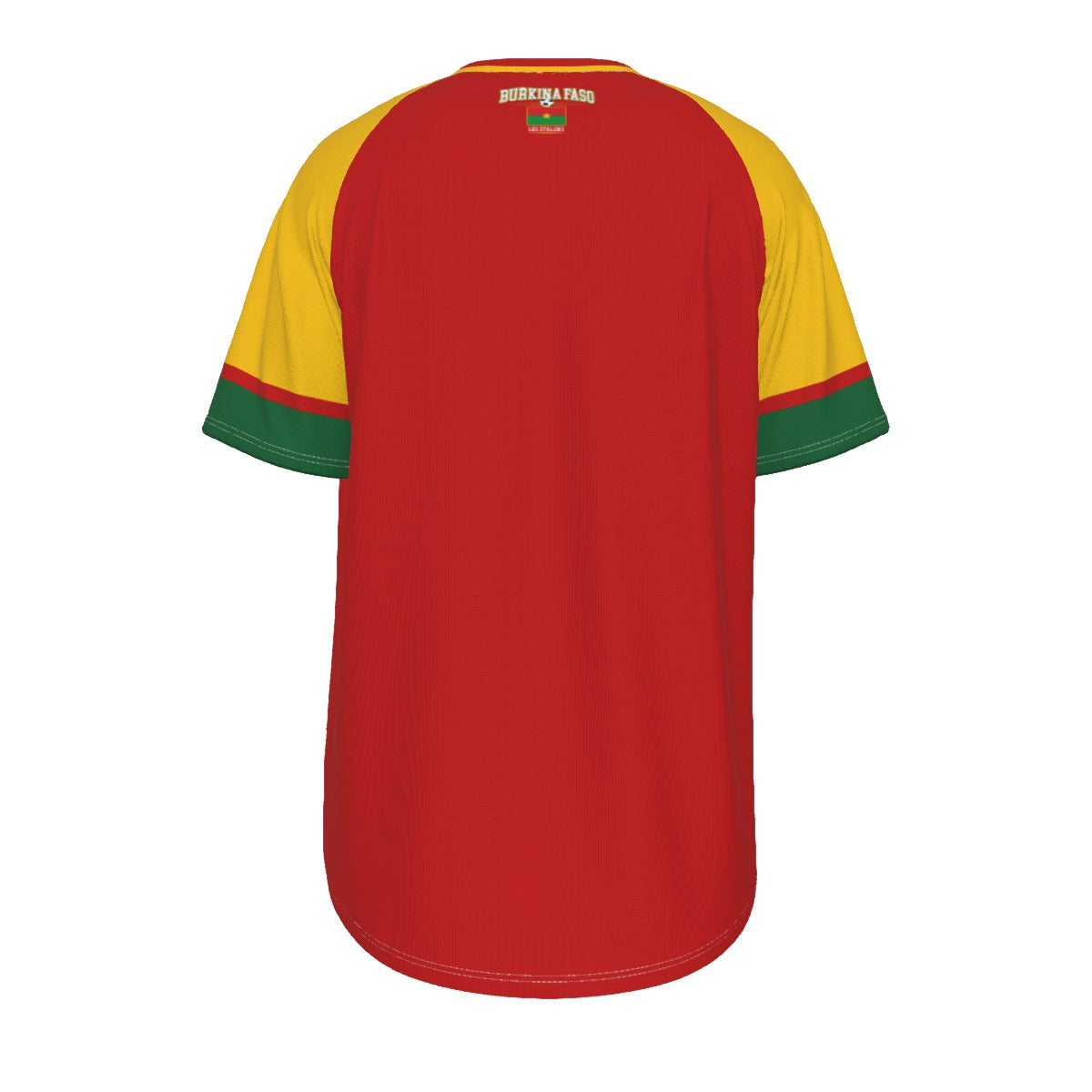 Burkina Faso National Football Team Short Sleeve T-shirt streetwear fashion product image 3