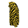 White Smoke Pittsburgh Football Yellow Black Zebra Men’s Fleece Half-Zip Hoodie With Arm Pockets – Game Day Stre